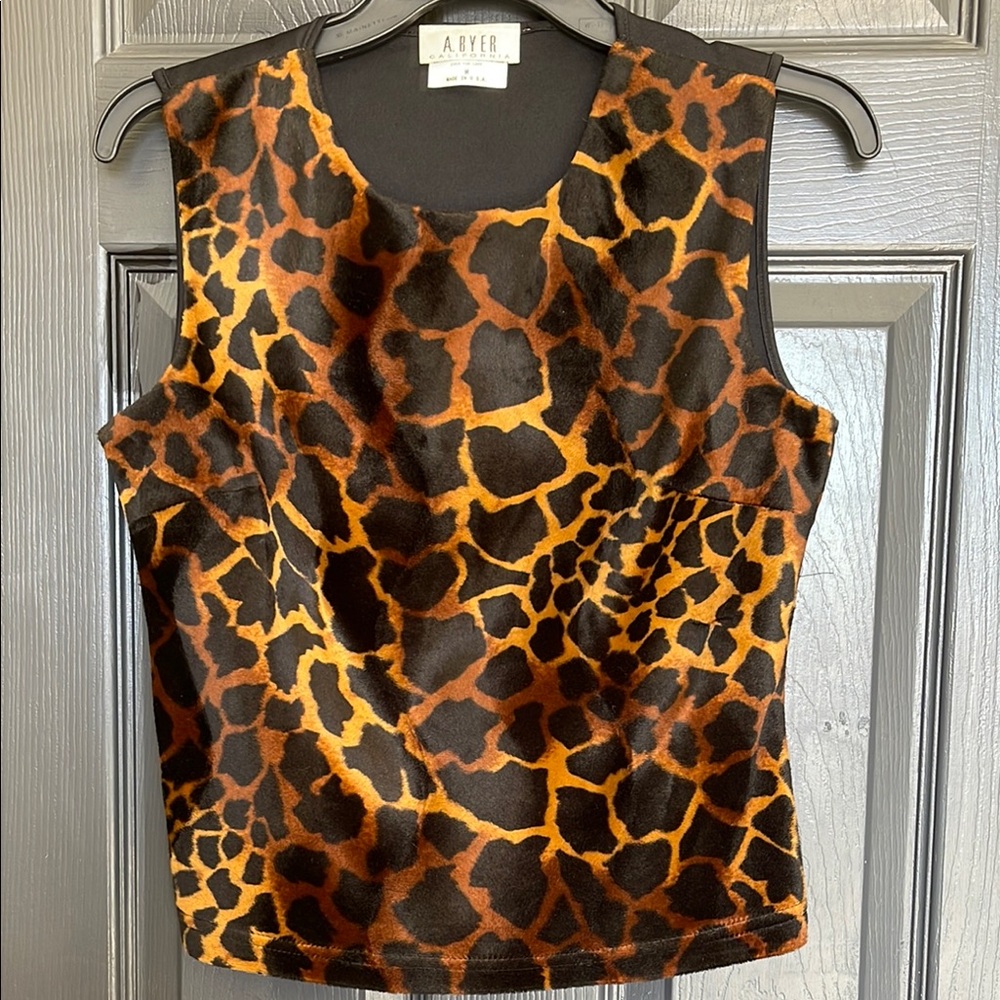 Y2K A.Byer  🦒 Animal Print Skirt & Top Set - Picture 7 of 9